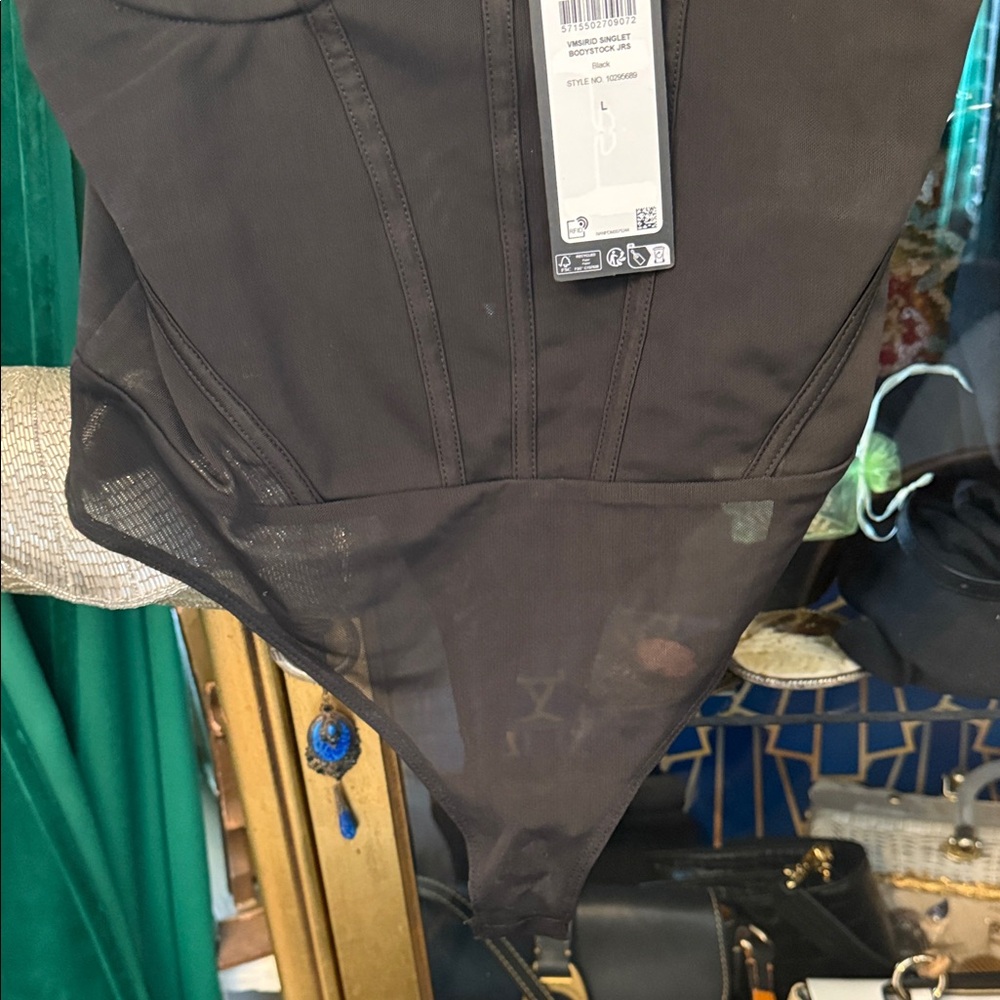 Vero Moda Black Structured Bodysuit - Picture 3 of 7